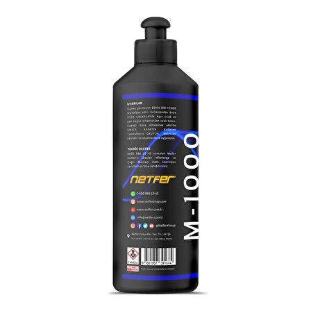 Netfer M-1000 Marin Kalın Tekne Pastası - 500 mL