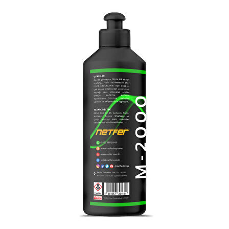 Netfer M-2000 Marin Çizik Giderici Tekne Pastası - 500 mL