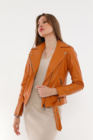 Basics&More Kadın Deri Ceket BM-01