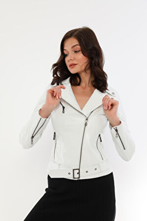 Basics&More Kadın Deri Ceket BM-01