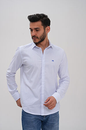 Basics&More Klasik Erkek Gömlek - Şık ve Konforlu Tasarım - 2501