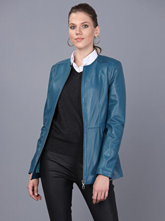 Basics&More Kadın Deri Ceket BM03