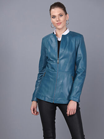 Basics&More Kadın Deri Ceket BM03