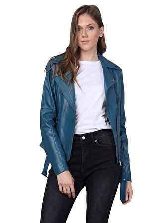 Basics&More Kadın Deri Ceket BM-01