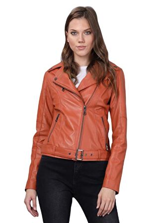 Basics&More Kadın Deri Ceket BM-01
