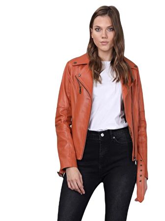 Basics&More Kadın Deri Ceket BM-01