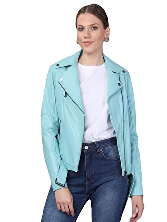 Basics&More Kadın Deri Ceket BM-01