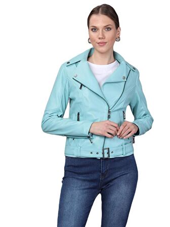 Basics&More Kadın Deri Ceket BM-01