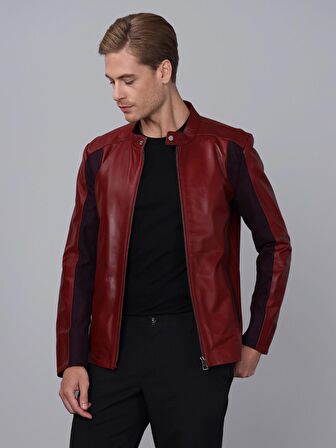 Basics&More Erkek Deri Ceket E2020