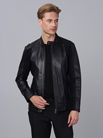 Basics&More Erkek Deri Ceket E2020
