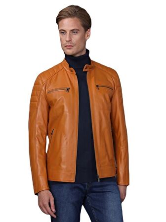 Basics&More Erkek Deri Ceket CMSE105