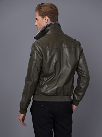 Basics&More Erkek Deri Ceket ES511