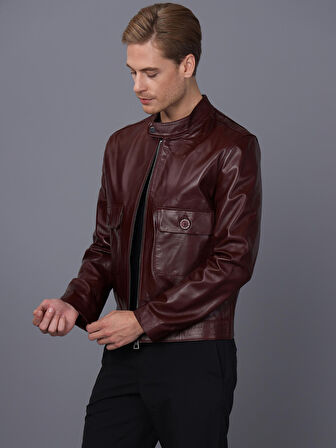 Basics&More Erkek Deri Ceket E1021