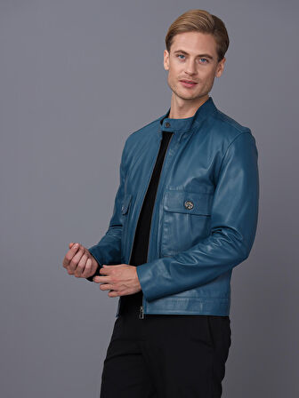 Basics&More Erkek Deri Ceket E1021