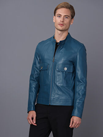 Basics&More Erkek Deri Ceket E1021