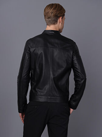 Basics&More Erkek Deri Ceket E1021