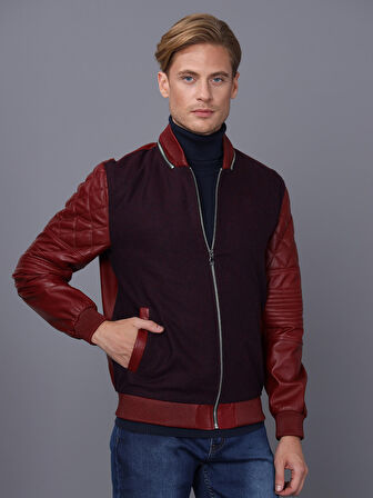 Basics&More Erkek Deri Ceket E1032