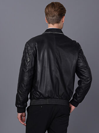 Basics&More Erkek Deri Ceket E1032
