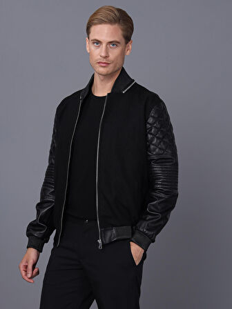 Basics&More Erkek Deri Ceket E1032