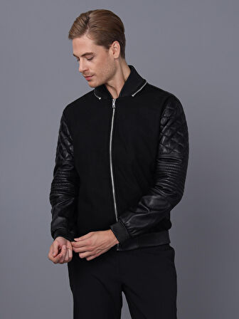 Basics&More Erkek Deri Ceket E1032