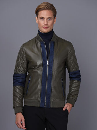 Basics&More Erkek Deri Ceket E1023