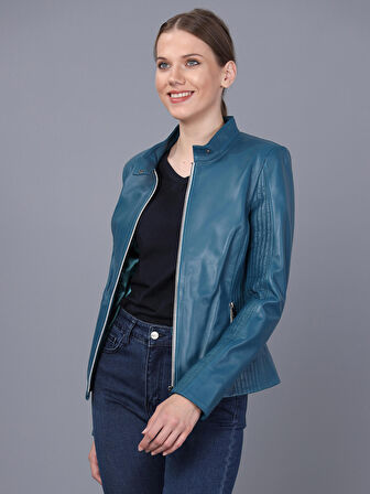 Basics&More Kadın Deri Ceket B49