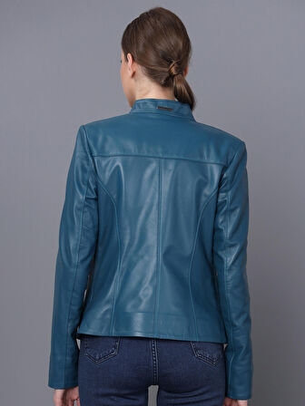 Basics&More Kadın Deri Ceket B49