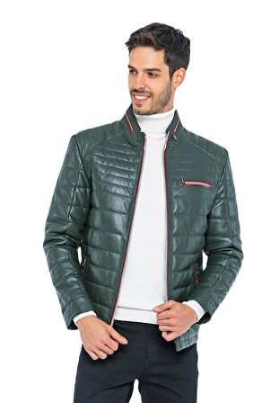Basics&More Erkek Deri Ceket 6099