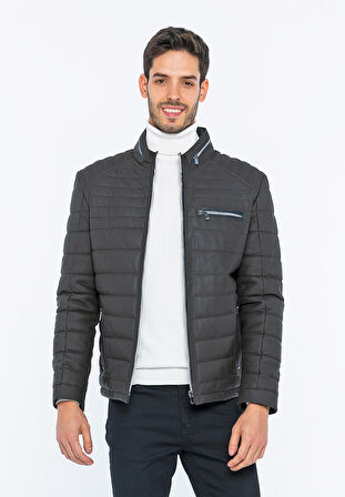 Basics&More Erkek Deri Ceket 6099