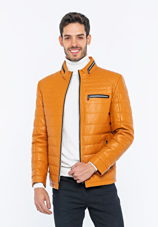Basics&More Erkek Deri Ceket 6099