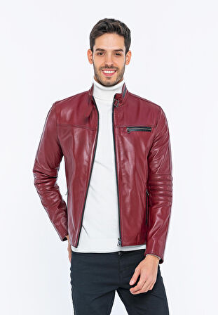 Basics&More Erkek Deri Ceket E/47