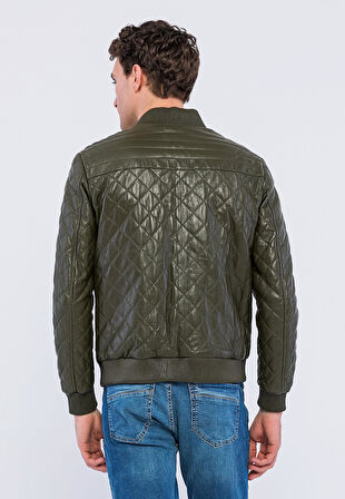 Basics&More Erkek Deri Ceket YNS45