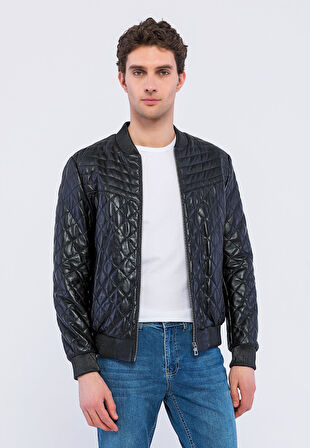 Basics&More Erkek Deri Ceket YNS45