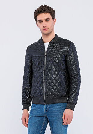 Basics&More Erkek Deri Ceket YNS45