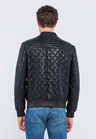 Basics&More Erkek Deri Ceket YNS45