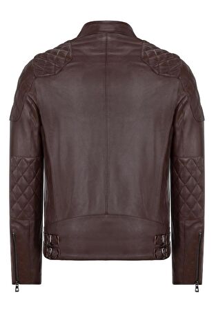 Basics&More Erkek Deri Ceket E-1042