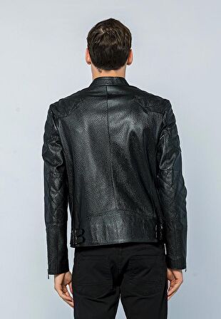 Basics&More Erkek Deri Ceket E-1042