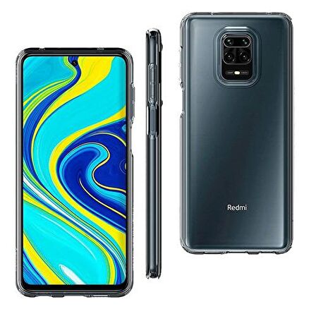 BİKAPAK ECO SİLİKON XIAOMI NOTE 9 PRO / NOTE 9S ŞEFFAF