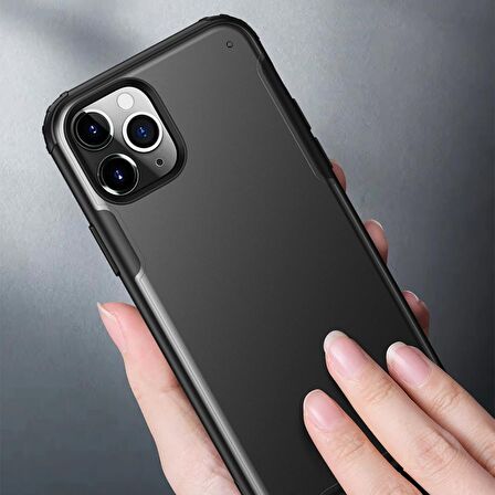 BİKAPAK ELIT MIST IPHONE 11 PRO OPAK SİYAH KAPAK