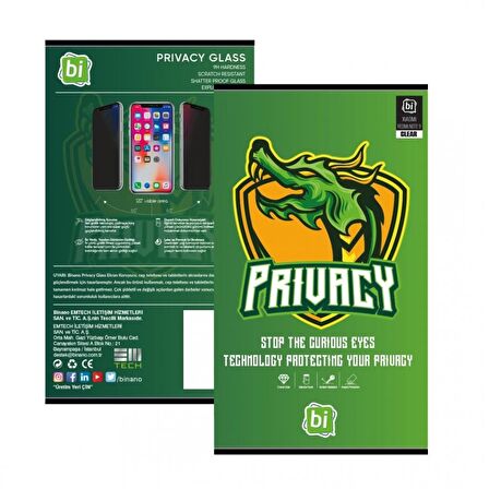 BİNANO PRIVACY OPPO A52/A72/A92 CAM EKRAN KORUYUCU