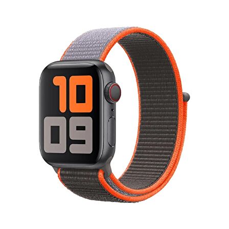 E2M APPLE WATCH 42-44MM KRD-03 HASIR SPOR GRİ