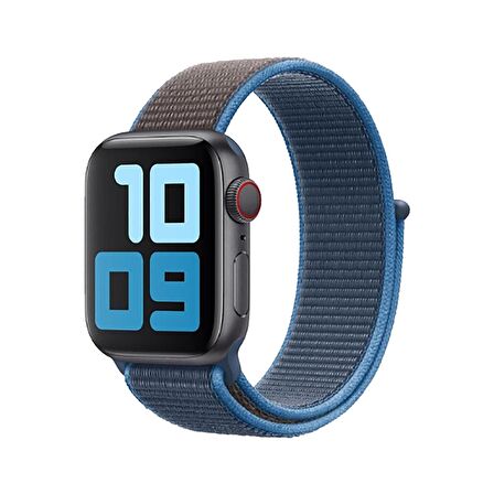 E2M Apple Watch Uyumlu 42-44MM KRD-03 HASIR DENİZ MAVİSİ 