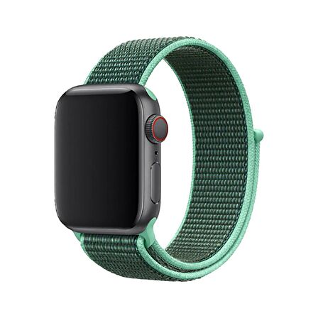 E2M APPLE WATCH 42-44MM KRD-03 HASIR YESIL KORDO
