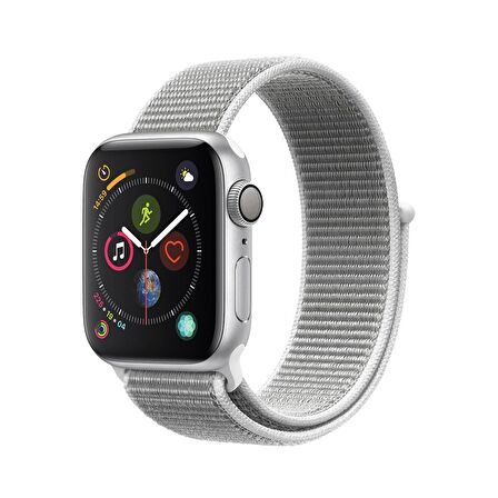 E2M Apple Watch Uyumlu 38-40MM KRD-03 HASIR ACIK GRI KORD 
