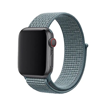 E2M Apple Watch Uyumlu 38-40MM KRD-03 HASIR BUZ MAVİSİ 