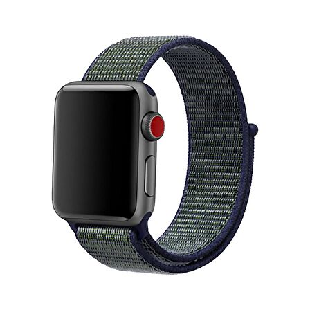 E2M Apple Watch Uyumlu 38-40MM KRD-03 HASIR PASİFİK YEŞİL 
