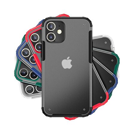 BİKAPAK ELIT MIST IPHONE 12 MİNİ SİYAH KAPAK