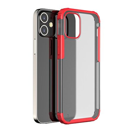 BİKAPAK ELIT MIST IPHONE 12 MİNİ KIRMIZI KAPAK
