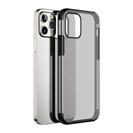 BİKAPAK ELIT MIST IPHONE 12 PRO MAX SİYAH KAPAK