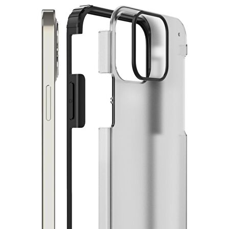 BİKAPAK ELIT MIST IPHONE 12 PRO MAX SİYAH KAPAK